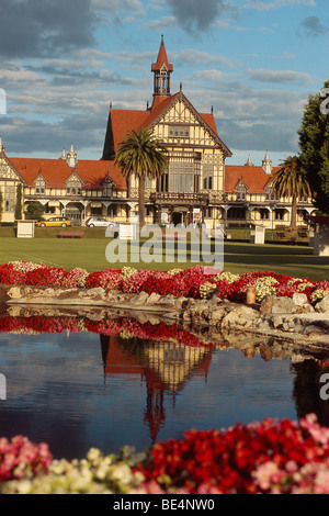 Neuseeland - Nordinsel - Bay of Plenty - Rotorua - & Kunsthistorisches Museum - Regierung Gärten Stockfoto