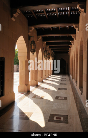 Sultan Qaboos Grand Mosque, Muscat, Sultanat von Oman, Saudi-Arabien, Naher Osten Stockfoto