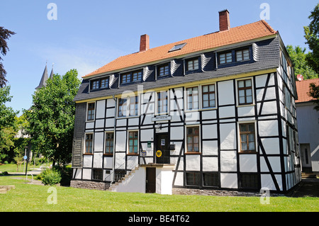 Museum des Handels und der Postgeschichte, Fachwerk, Iserlohn, Sauerland und Umgebung, Nordrhein-Westfalen, Deutschland, Europa Stockfoto