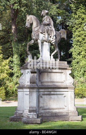 Park Sanssouci, Statue von Friedrich dem großen, Potsdam, Brandenburg, Deutschland Stockfoto