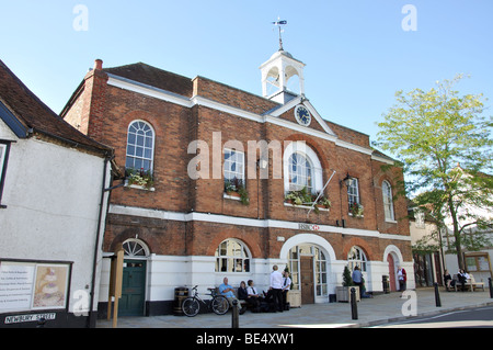 Rathaus, Newbury Street, Whitchurch, Hampshire, England, Vereinigtes Königreich Stockfoto