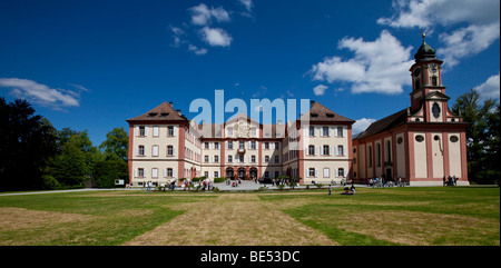 Das historische Barockschloss, Deutschordensschloss Burg des Deutschen Ritterordens, Mainau, Insel Mainau, Bodensee, County Stockfoto