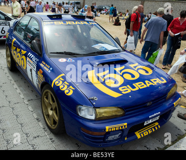 McRae 1995 Subaru Impreza 555 beim Goodwood Festival of Speed Stockfoto