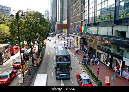 Straße in Kowloon, Hong Kong, Hong Kong, China, Asien Stockfoto