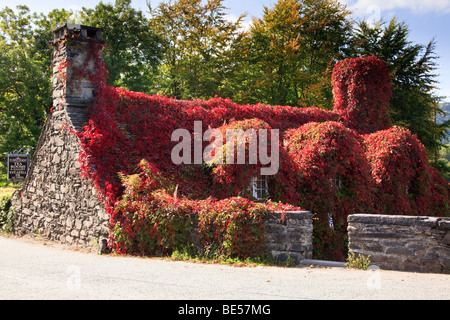 Ty Hwnt ich R Bont Teeladen in Romanum vor den Toren Betws-y-Coed in Nordwales, jetzt im Besitz und betrieben von dem National Trust Stockfoto