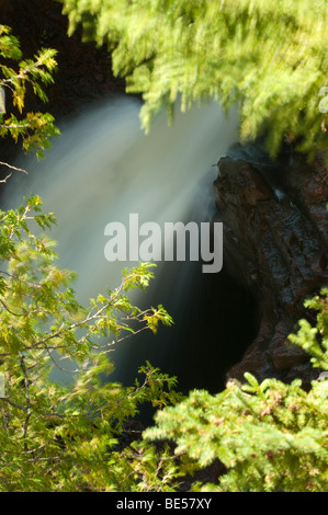 FALLS DER TEUFEL WASSERKOCHER AUF DEM BRULE FLUSS Stockfoto