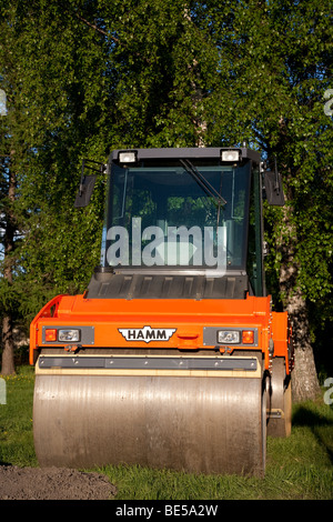 Hamm HD 75 Knickgelenk Tandemrolle, Finnland Stockfoto