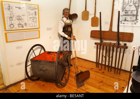 Biermuseum Bier Museum in der Burg, Laa an der Thaya, Region Weinviertel, Niederösterreich, Österreich Stockfoto