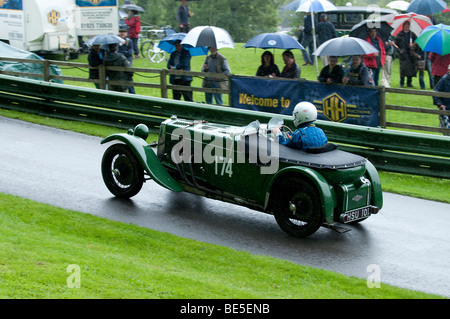 Prescott Hill Climb August 2009 Frazer Nash Sports 1496cc 1935 Spezial Stockfoto