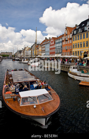 Nyhavn Kanal in Kopenhagen, Dänemark, Europa Stockfoto