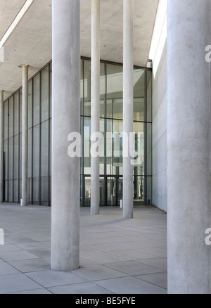 Haupteingang des Kunstmuseums Pinakothek der Moderne, München, Upper Bavaria, Bayern, Deutschland, Europa Stockfoto