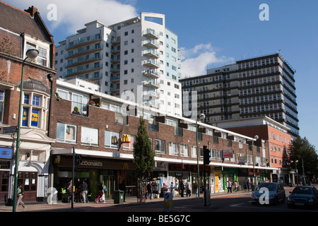 Ilford Höhenstraße Ortszentrum Essex England uk gb Stockfoto