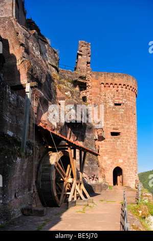 Burgruine Umgebung, Dahn, Naturpark Pfaelzerwald Natur Reservat, Pfalz, Rheinland-Pfalz, Deutschland, Europa Stockfoto