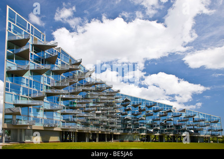 Modernes Appartementhaus in Kopenhagen, Dänemark, Europa Stockfoto