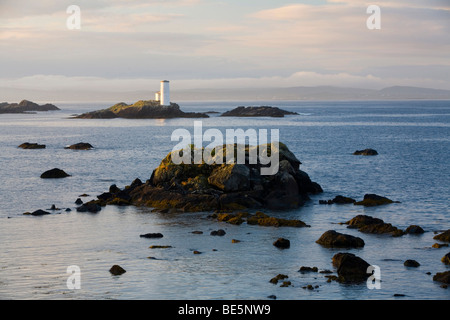 Leuchtturm der Insel Inishbofin, County Galway, Irland Stockfoto