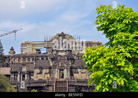 Wat Baphuon, renoviert mit französischer Unterstützung, Angkor Wat, Siem Reap, Kambodscha, Asien Stockfoto