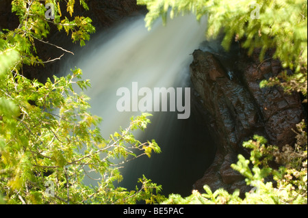 FALLS DER TEUFEL WASSERKOCHER AUF DEM BRULE FLUSS Stockfoto