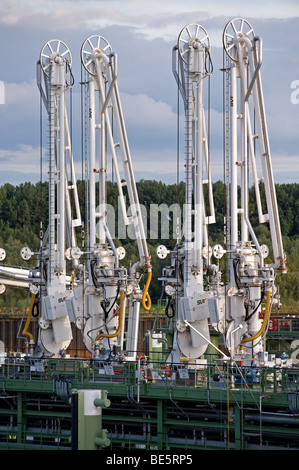 Royal Dutch Shell Öl-terminal, Deutschland. Stockfoto