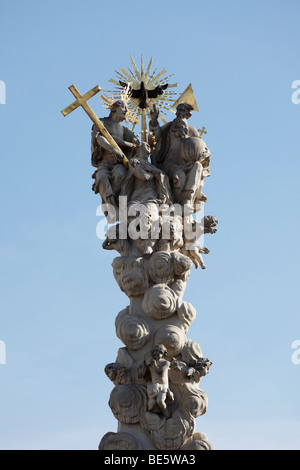 Heilige Dreifaltigkeit in Langenlois, Waldviertel, Niederösterreich, Österreich Stockfoto