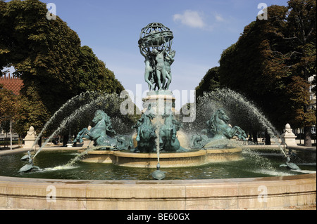 Fontaine de L'Observatoire, Paris, Frankreich Stockfoto