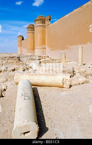 Östliche Wüste Burg der Umayyaden Qasr al-Hair Ash-Sharqi, Syrien, Asien Stockfoto