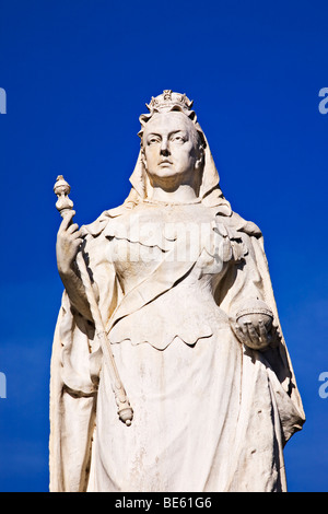 Melbourne Skulpturen / Queen Victoria Monument in der Domäne Gardens.Melbourne Victoria Australien. Stockfoto