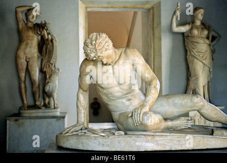 Marmor Statue Principe Galata Ferito, sterben, Gallien, Galata Capitolino, Rom, Kapitolinische Museen, Palazzo Nuovo, Kapitol, Stockfoto