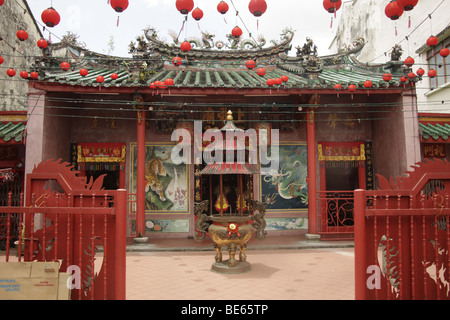 Chinesischer Tempel in Chinatown von Kuching, Sarawak, Borneo, Malaysia, Südost-Asien Stockfoto
