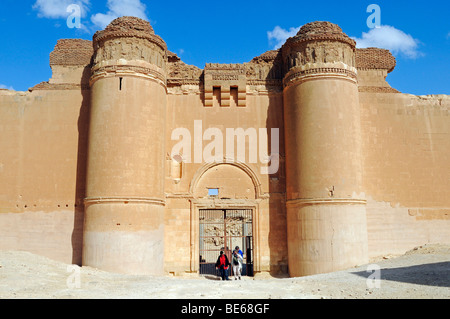 Östliche Wüste Burg der Umayyaden Qasr al-Hair Ash-Sharqi, Syrien, Asien Stockfoto