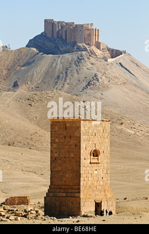 Schweren Turm des Elahel im Tal der Gräber, Palmyra Ausgrabungsstätte, Tadmur, Syrien, Asien Stockfoto