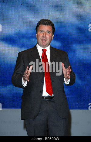 OLIVER LETWIN MP konservative POLIC 1. Oktober 2008 Vorstandsvorsitzender die ICC BIRMINGHAM ENGLAND Stockfoto