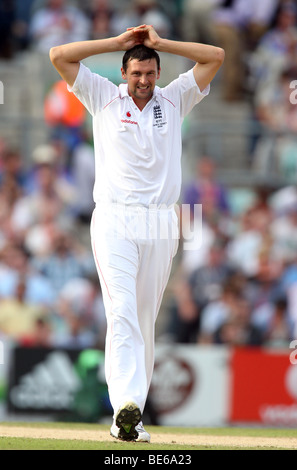 STEVE HARMISON ENGLAND & DURHAM CCC BRIT OVAL LONDON ENGLAND 22. August 2009 Stockfoto