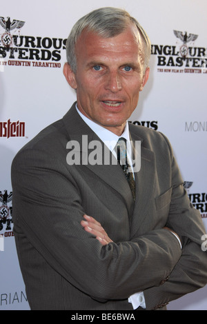 RICHARD SAMMEL INGLOURIOUS BASTERDS LOS ANGELES PREMIERE HOLLYWOOD LOS ANGELES CA USA 10. August 2009 Stockfoto