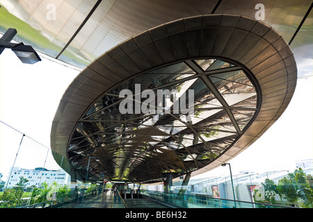 Singapur MRT, Expo Station Titan Dach. Sir Norman Foster und Partner, Architekten. Stockfoto