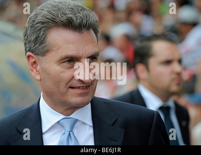 Guenther Oettinger, CDU, Ministerpräsident von Baden-Württemberg, Deutschland Stockfoto