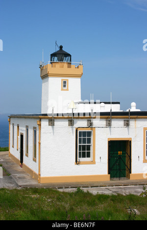 Die Stevenson Leuchtturm in Duncansby Head, der Nord-östlichste Punkt des britischen Festlands. Stockfoto