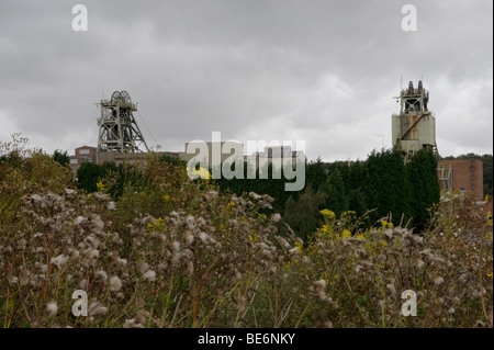 Welbeck Zeche, die letzte Tiefe Kohlenmine in Nottinghamshire Kohlenreviers, Großbritannien Stockfoto