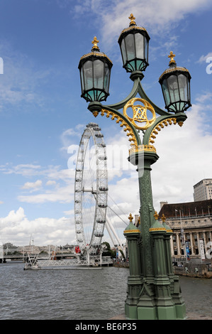 Das London Eye, Westminster Bridge, London, England, Vereinigtes Königreich, Europa Stockfoto