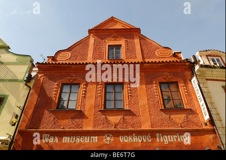 Wachsfiguren Museum, historische Altstadt, Cesky Krumlov, UNESCO World Heritage Site, Böhmen, Tschechische Republik, Europa Stockfoto