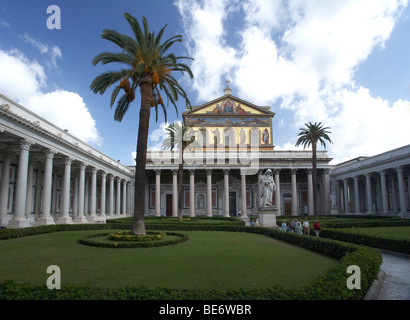 San Paolo Fuori le Mura, Rom, Latium, Italien, Europa Stockfoto