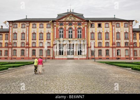 Schloss Bruchsal Palace, fürstbischöflichen Residenz, Bruchsal, Baden-Württemberg, Deutschland, Europa Stockfoto