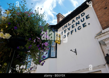 Altes Finanzamt anmelden Ye Olde Kings Head Hotel in Horsham West Sussex wurde die IR-Büro in der Mitte C19 Stockfoto