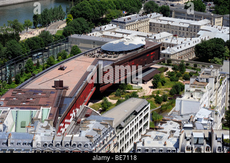 Musée du Quai Branly, Paris, Frankreich-Musée des Arts et Zivilisationen d ' Afrique, d'Asie, d'Oceanie et des Ameriques. Stockfoto