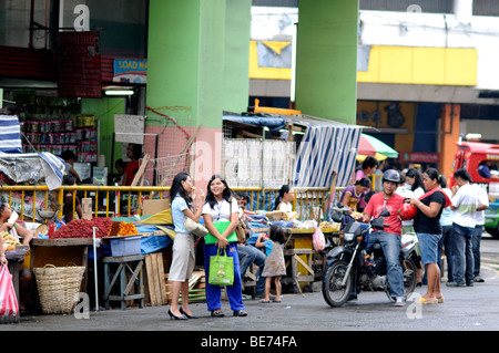 Straßenbild Innenstadt von Cebu City Philippinen Stockfoto