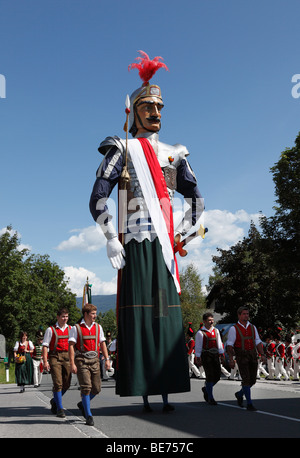 Samson, Samson-Parade in Mariapfarr, Lungau, Salzburg, Salzburg, Österreich, Europa Stockfoto