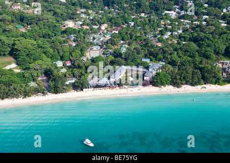 Hotel Coral Strand in der Bucht von Beau Vallon, Insel Mahe, Seychellen, Indischer Ozean, Afrika Stockfoto