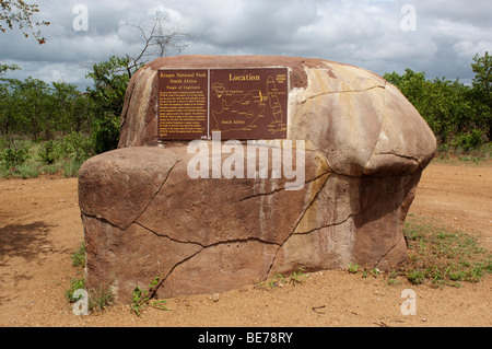 Wendekreis des Steinbocks, Krüger Nationalpark, Südafrika Stockfoto