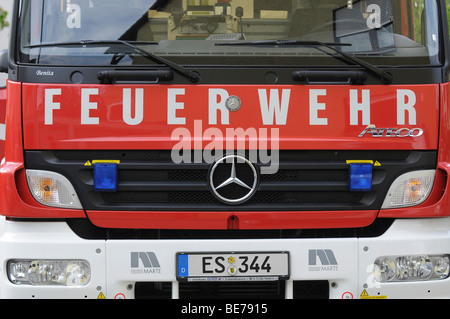 Feuerwehrauto Stockfoto