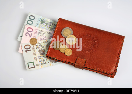 Polnische Währung Stockfoto