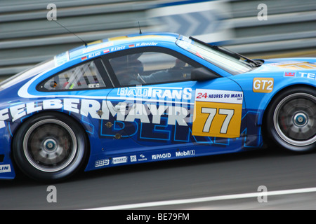 24 Stunden von Le Mans 2009 - Porsche 911 GT3 N ° 77 Stockfoto